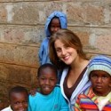 Kristina Partsinevelos in Kenya