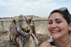 Christina Pasqua and camel
