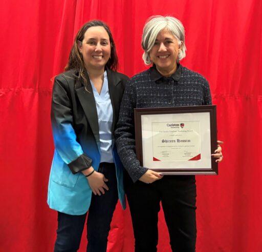 Prof. Shireen Hassim of Carleton University