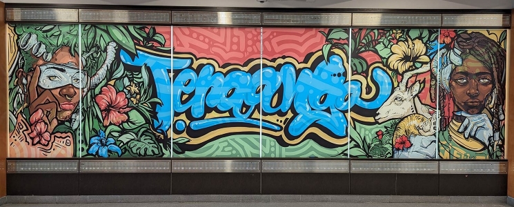 Artwork for Teraanga Commons by artist Jimmy Baptiste