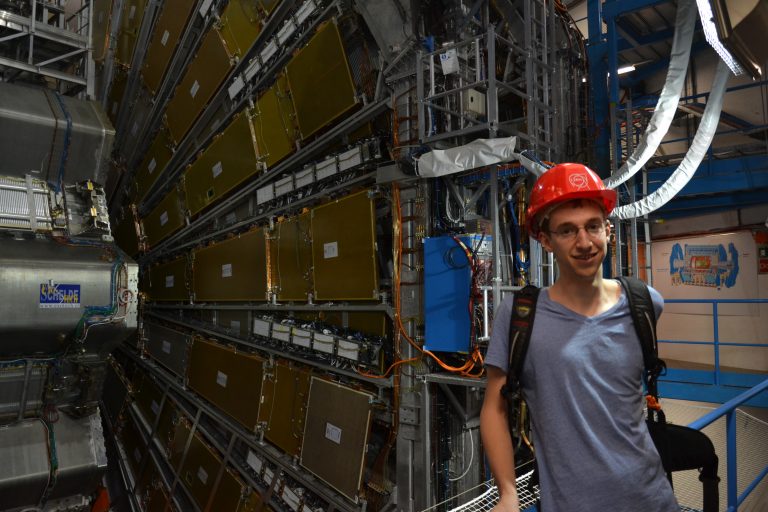 Graham Cree wearing a hard hat