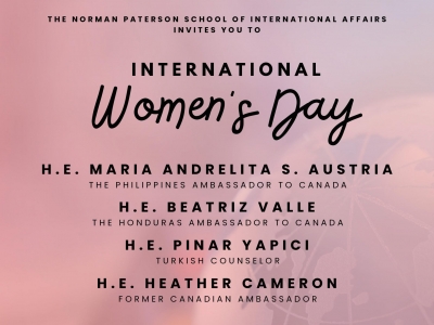 Photo for the news post: NPSIA Hosts International Women’s Day Panel of Ambassadors – March 8