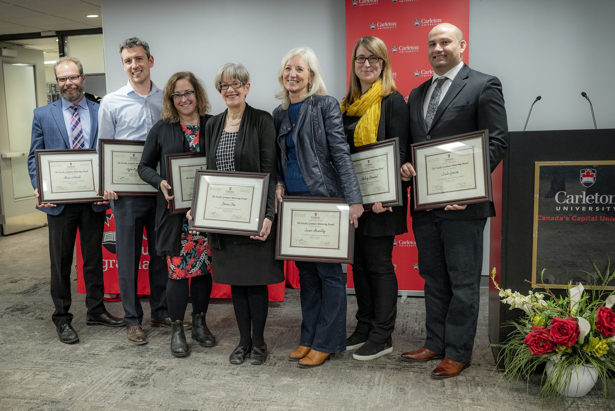 Mentoring award winners 2019-20