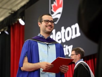Photo for the news post: Grad Students Reflect on Their Carleton Journey Before Crossing the Stage