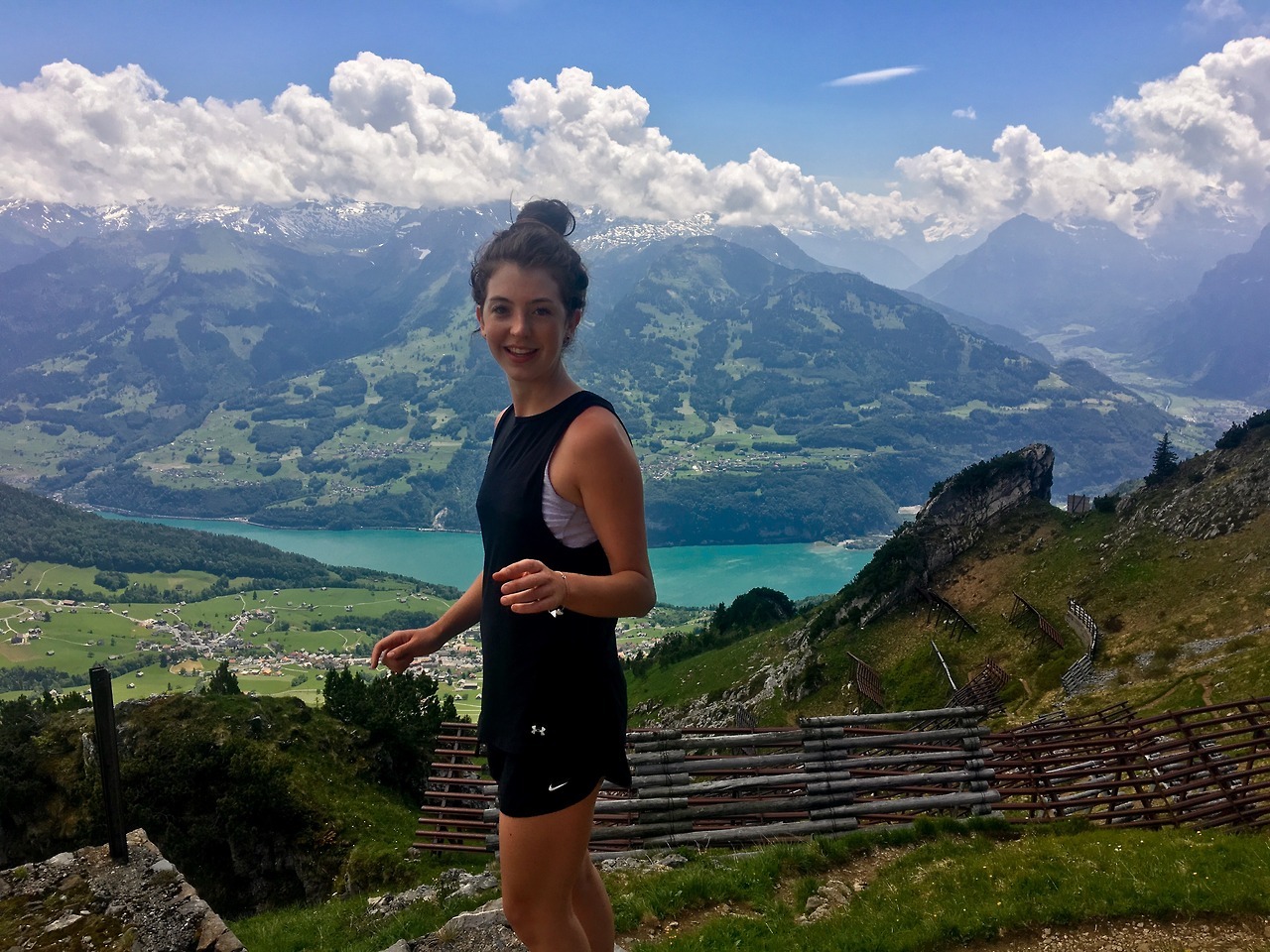 Bridget Steele in Switzerland